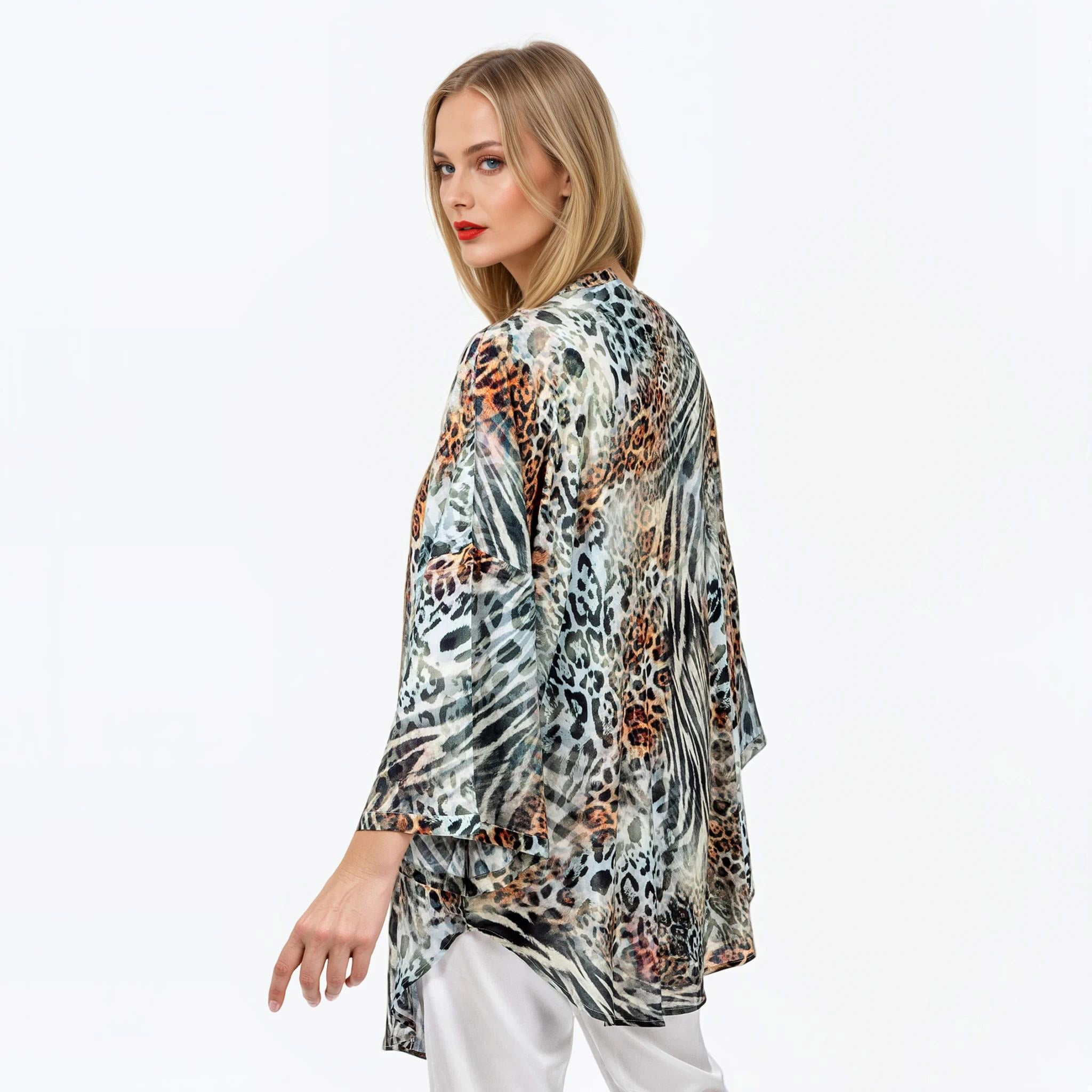 Claire Powell Modal Kimono Cover-Up (Jungle)