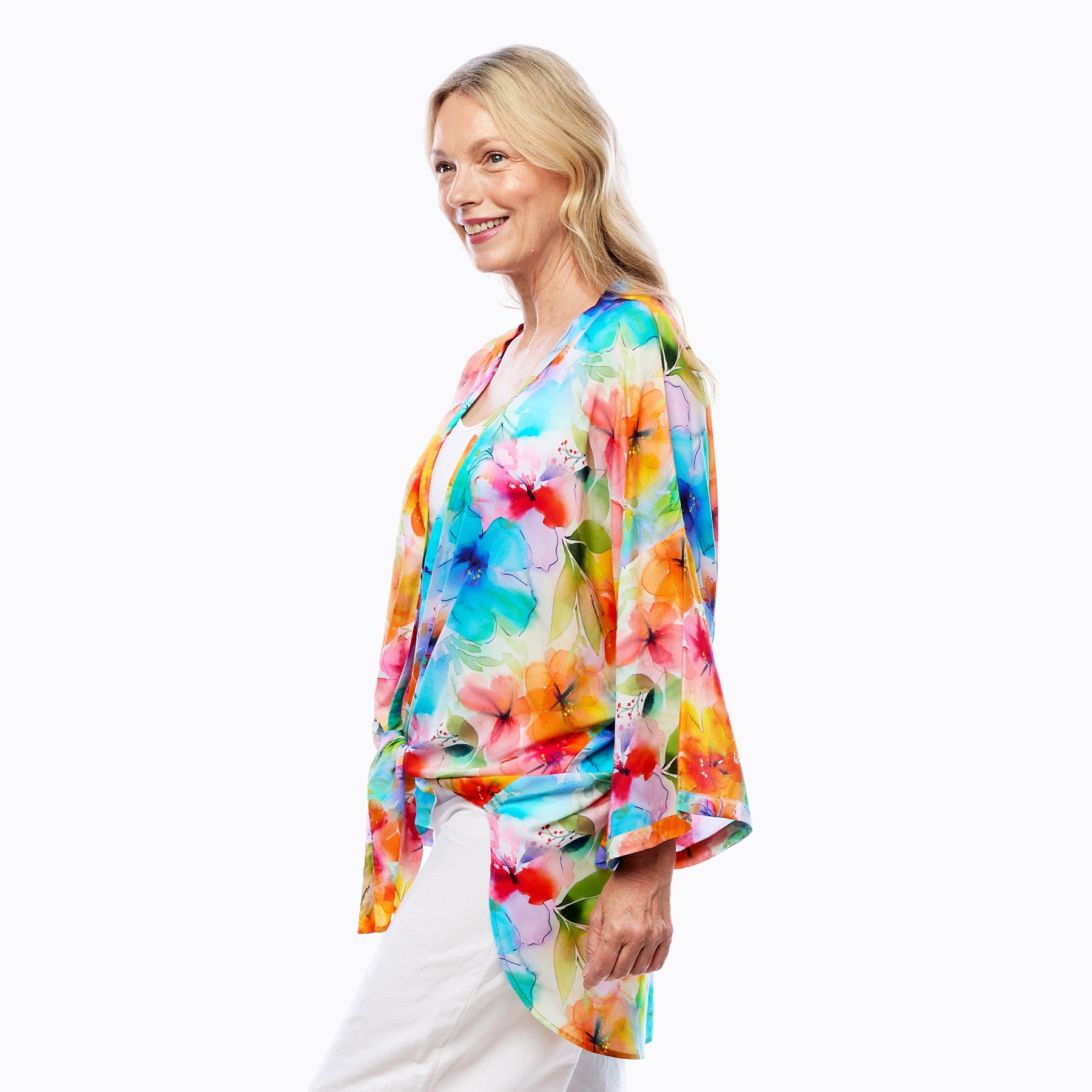 Modal Kimono Cover-Up (Blushing)