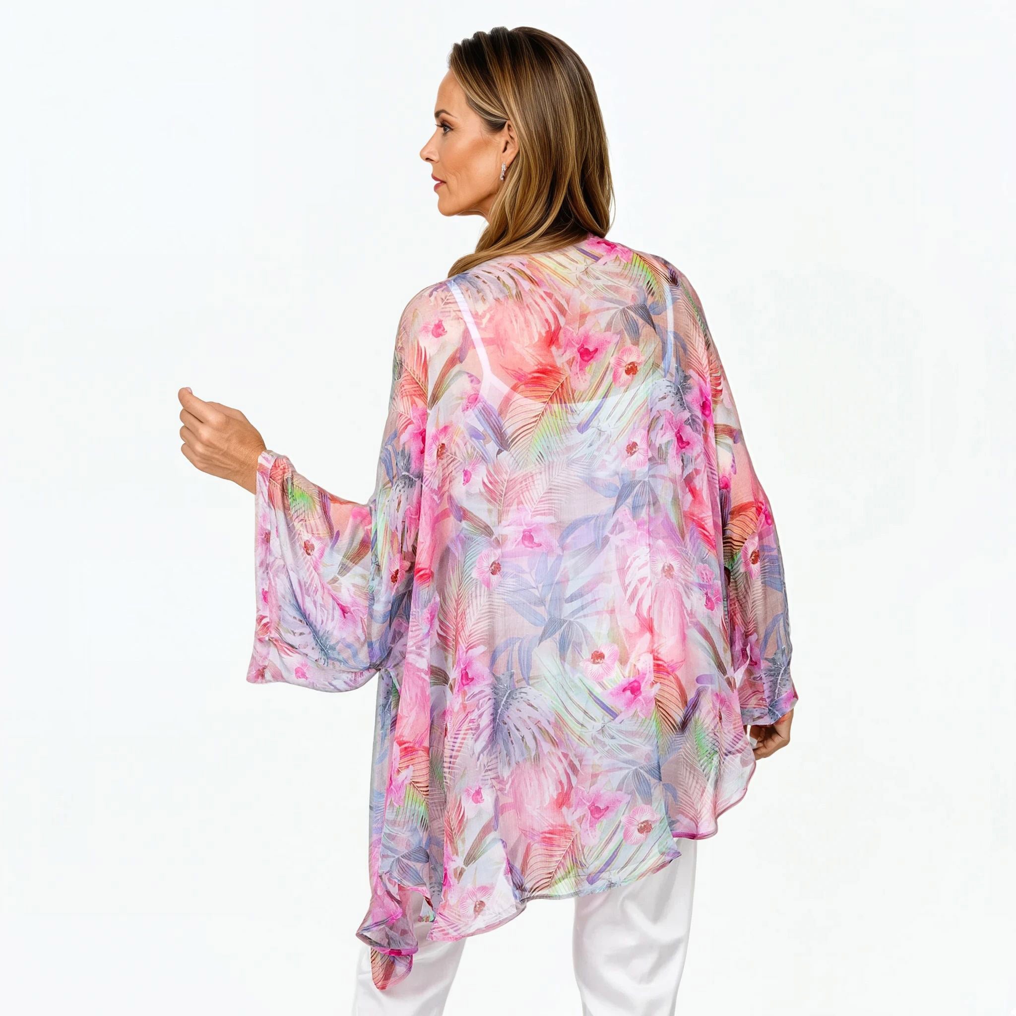 Claire Powell KImono Cover Up Orchid