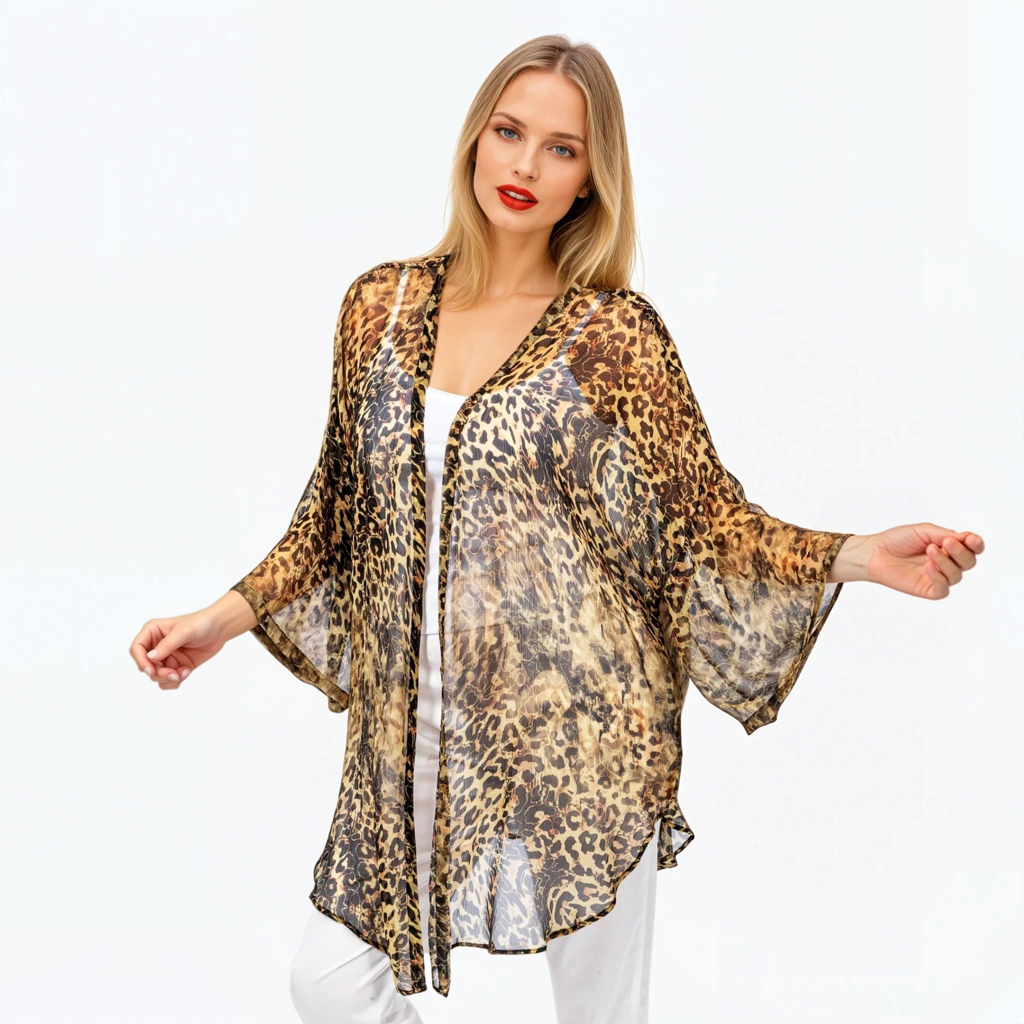 Claire Powell Chiffon Kimono Cover-Up (Wilden)