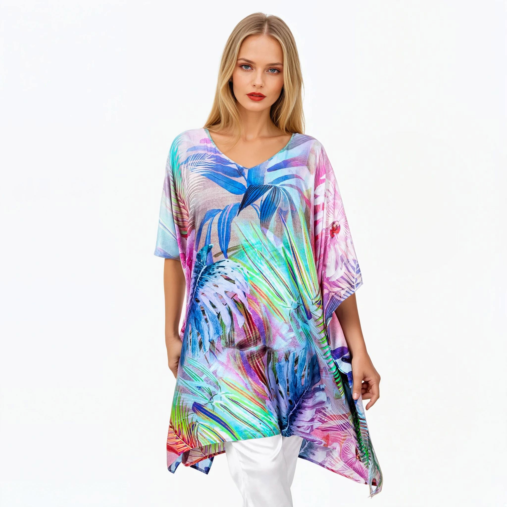 Claire Powell Mini Kaftan in Oasis Print