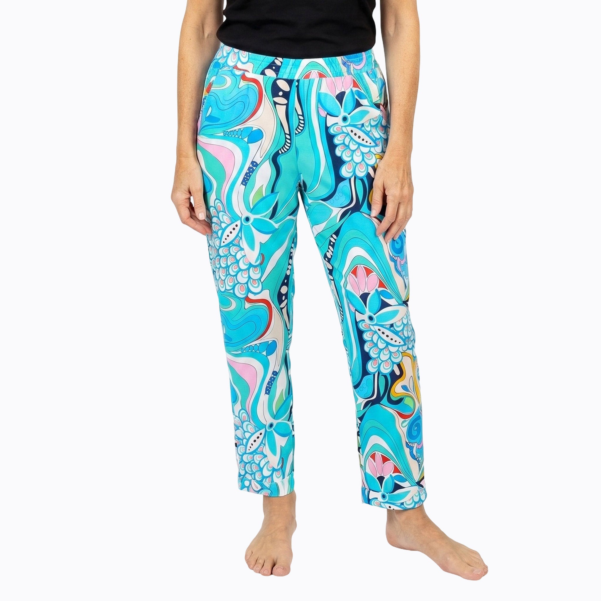 Claire Powell Cotton Ankle Pants Sakura