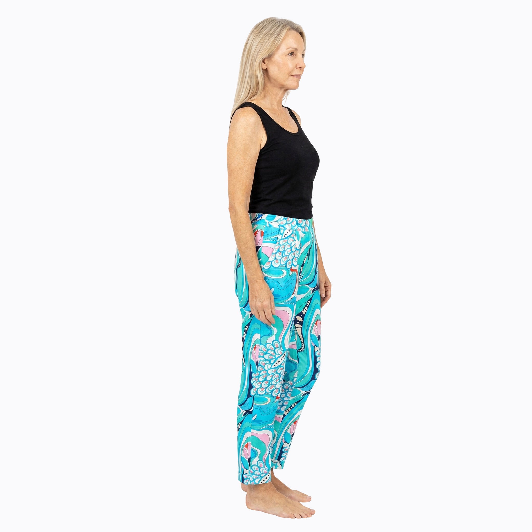 Claire Powell Cotton Ankle Pants Sakura