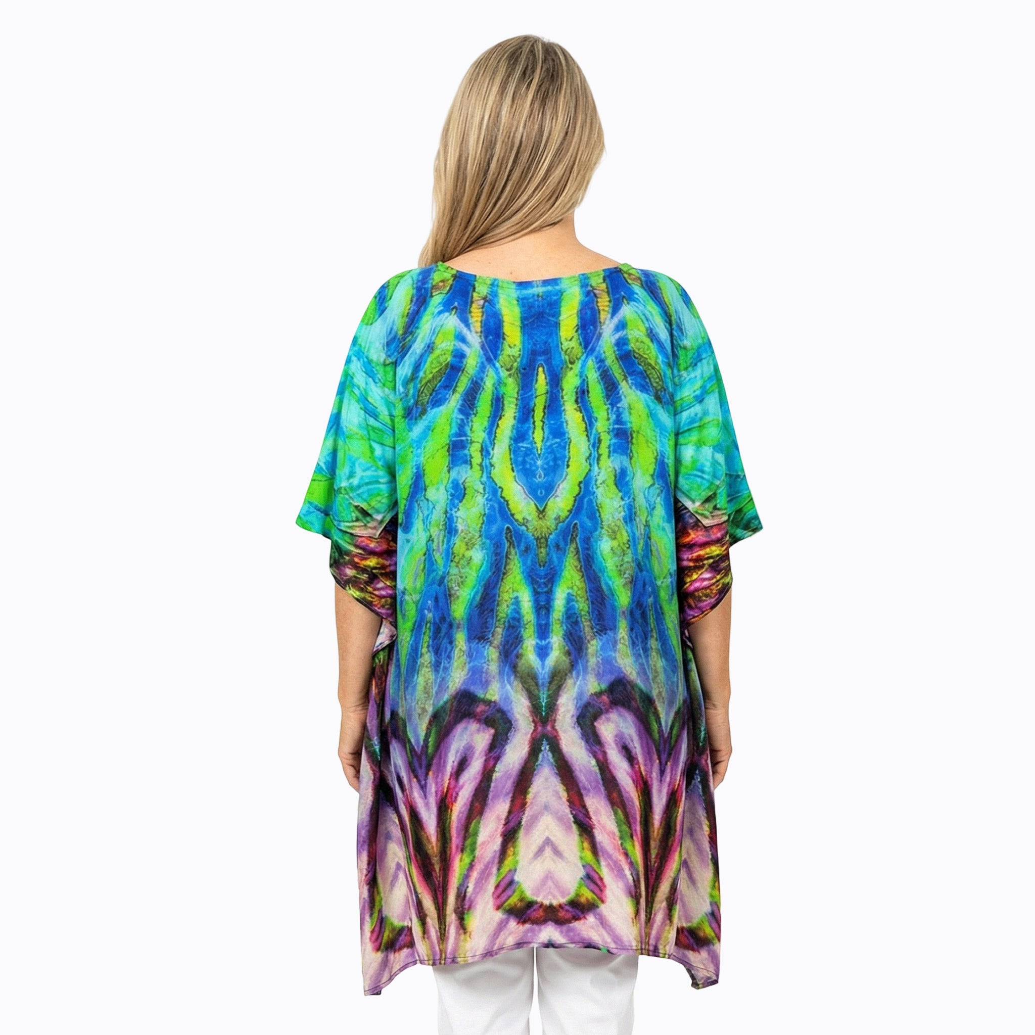 Claire Powell Plus Size Kaftan Top (Cascade)