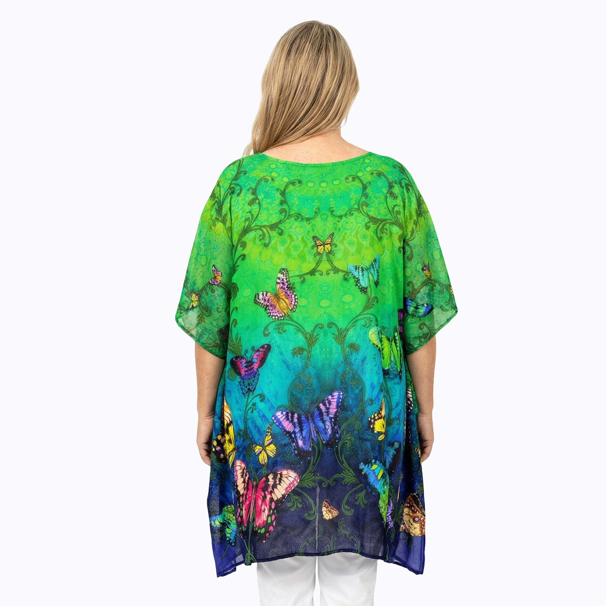 Claire Powell Plus Size Kaftan Top (Flutter)