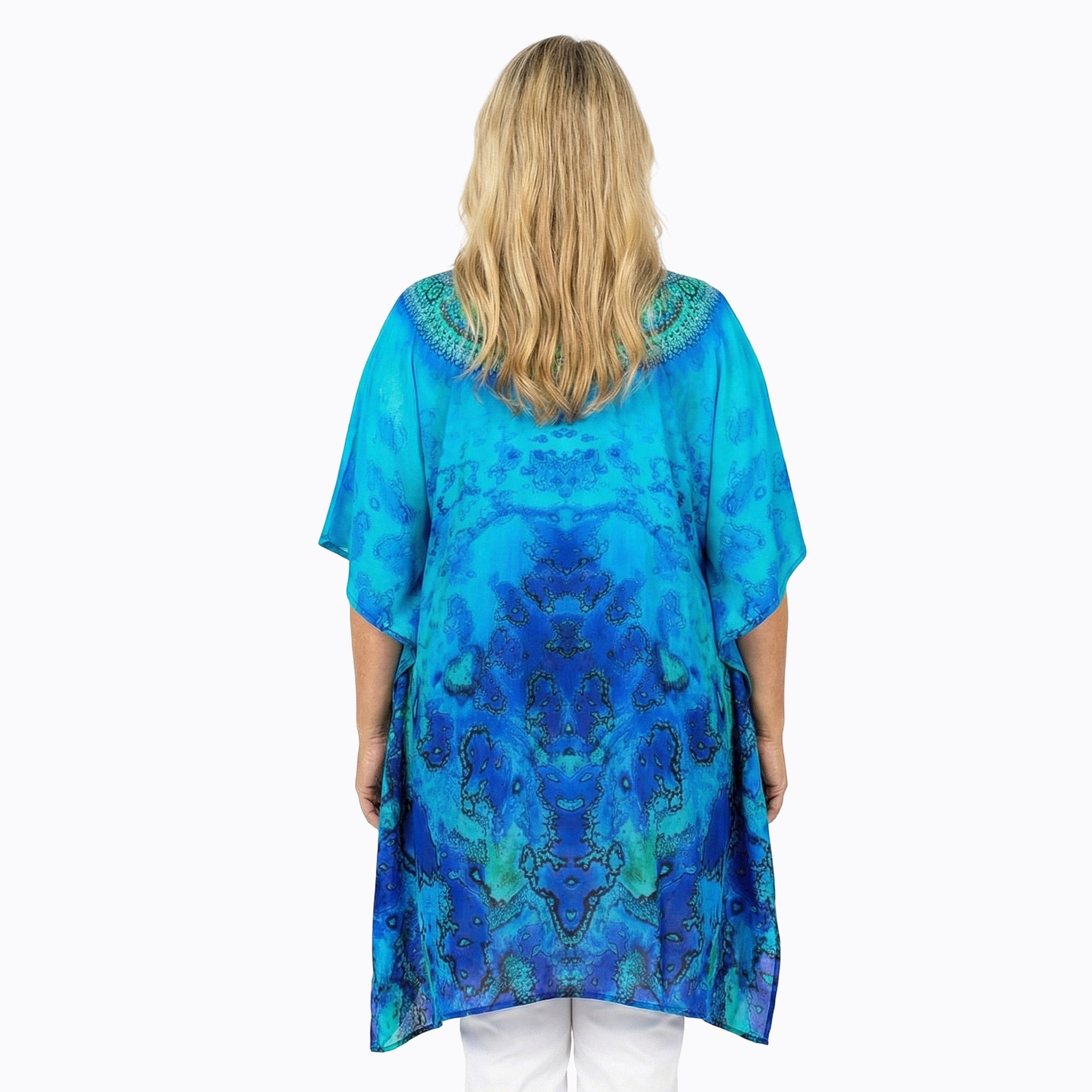 Claire Powell Plus Size Kaftan Top (Reef)
