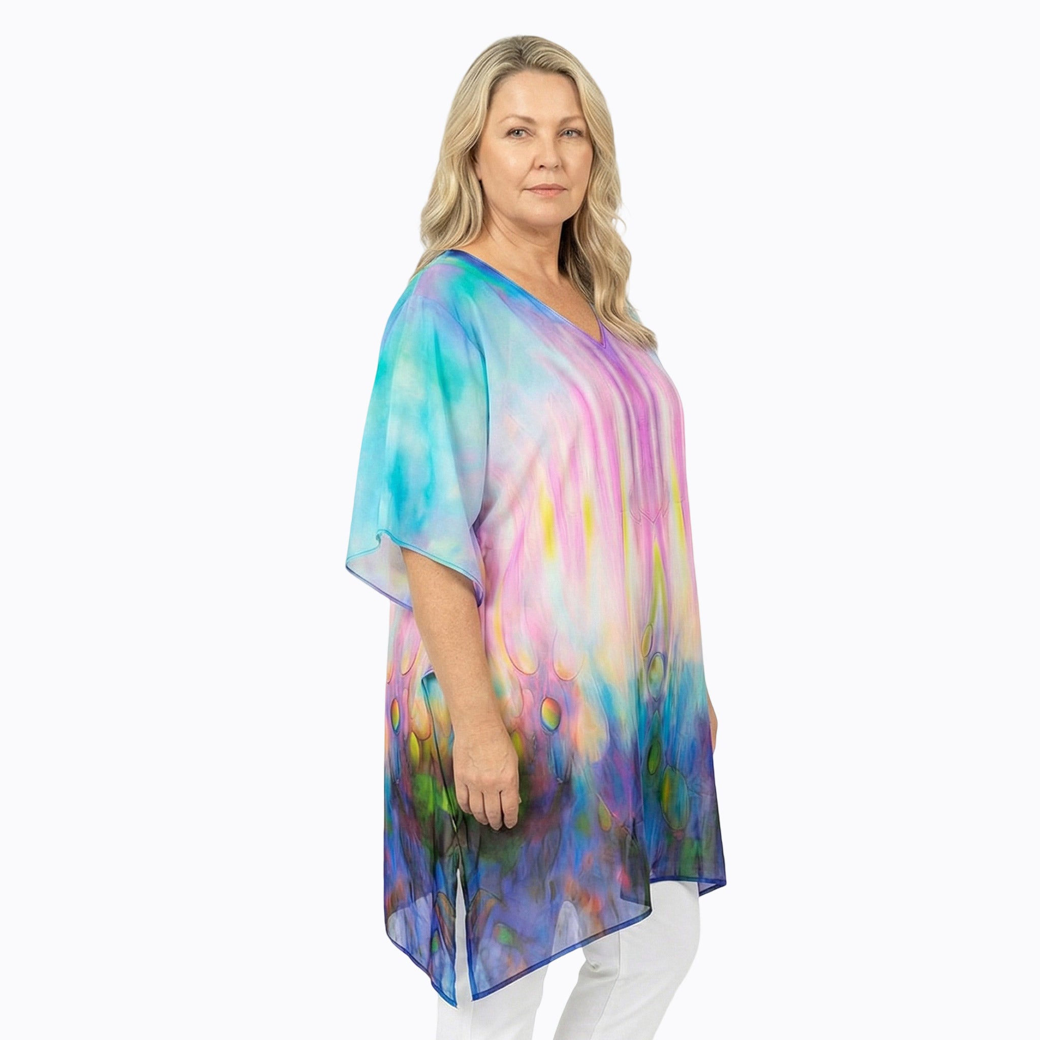 Claire Powell Plus Size Kaftan Top (Opulence)