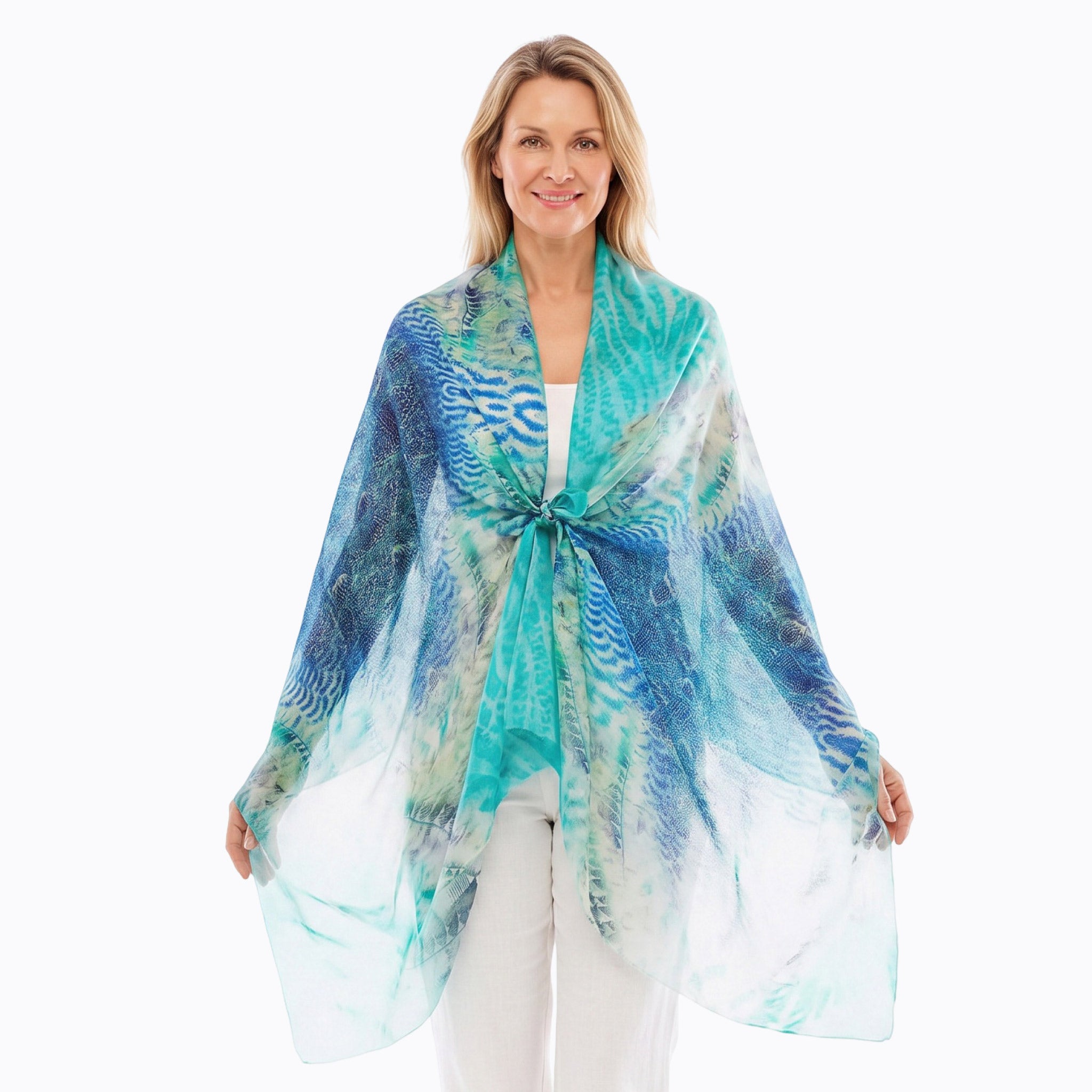 Silk Scarf (Marine)