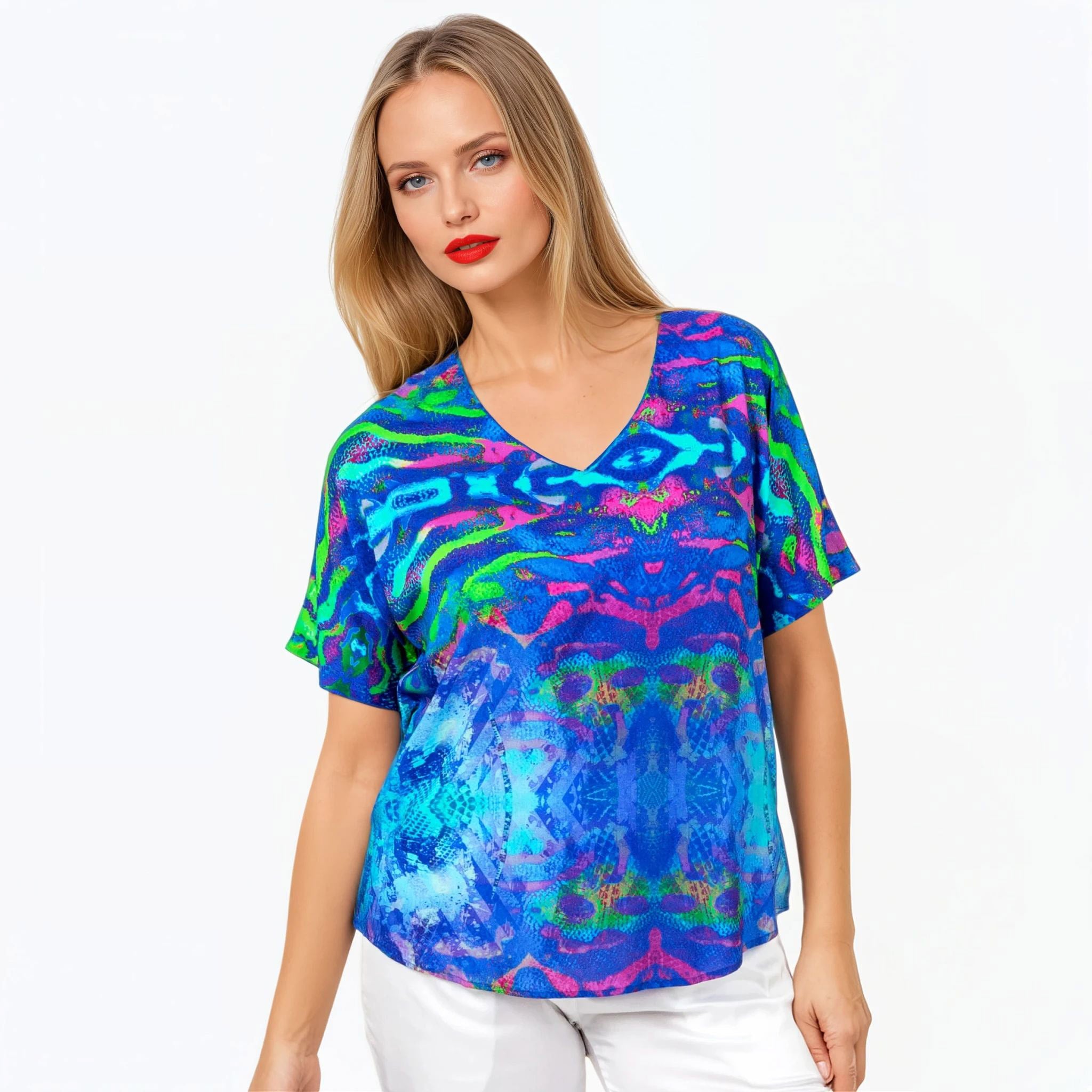 Claire Powell V-Neck T-Shirt (Mirage)