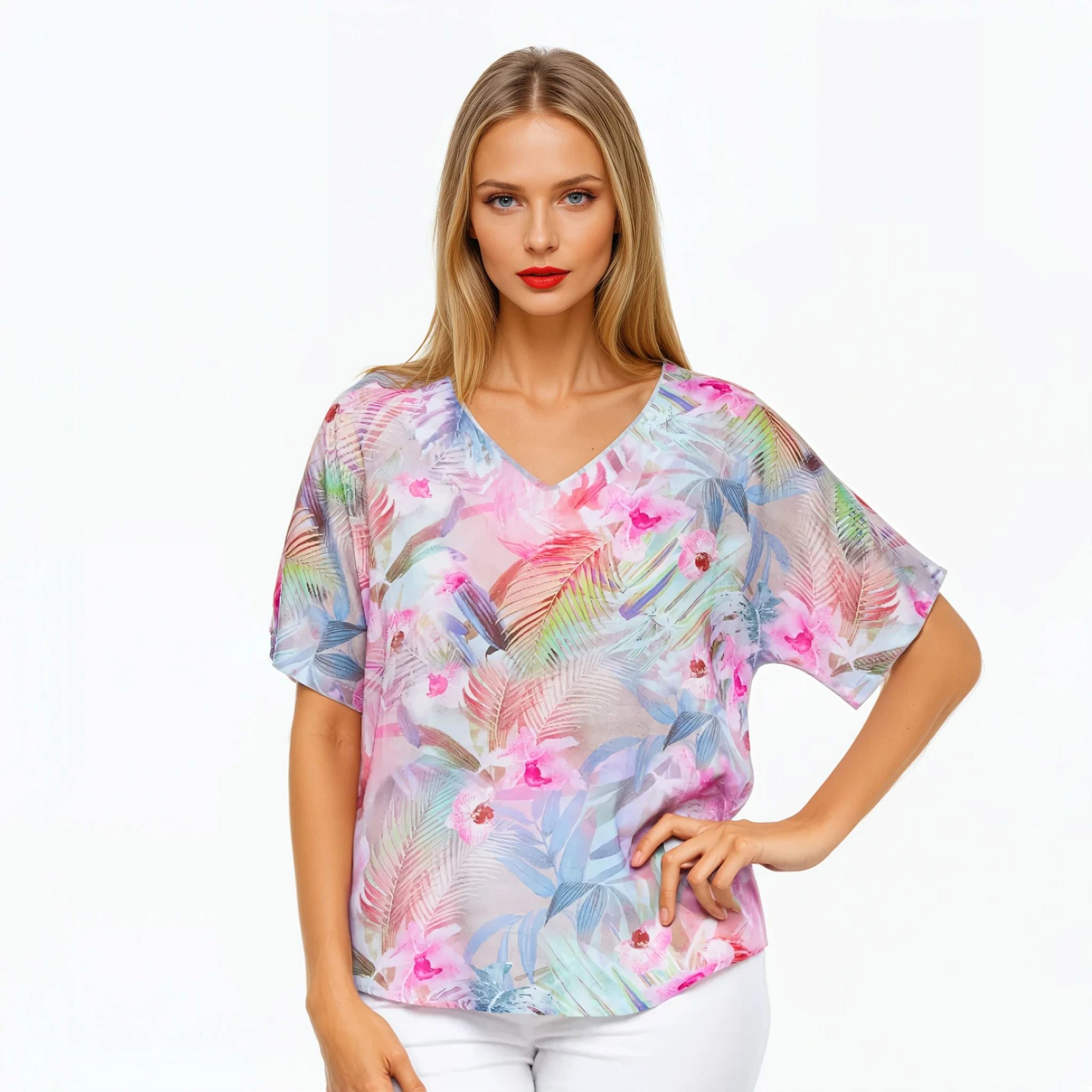 Claire Powell V-Neck T-Shirt (Singapore)